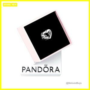 Sterling Silver Mom Infinity Heart Charm for Bracelets, Gift Box